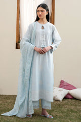 Cross Stitch | Emb Lawn Mahiri 26 | FROSTED MIST