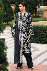 Cross Stitch | Eid Lawn Edit 26 |  OBSIDIAN BLOOM