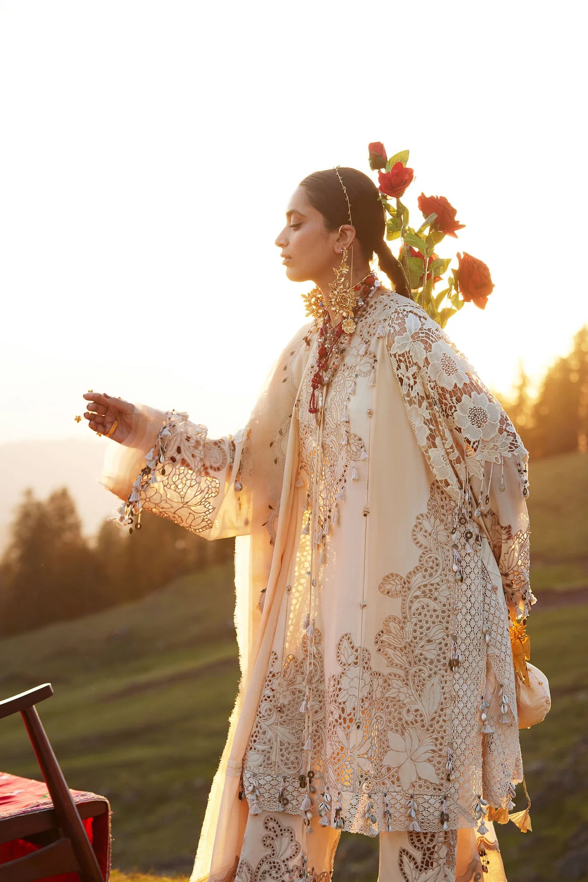 Elan | Unstitched Luxury Lawn 26 | BRUMINE EL26-02 B