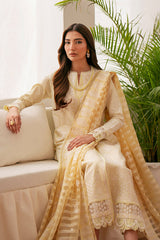 Saffron | Mystere Festive Lawn | Lenora