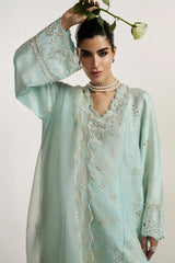 Elan I Vital Ornee I BLEU SÉRÉNITÉ (EV-21359) | Zayan Clothing UK