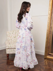 Sowears | Mistlace Lavender Floral | Long Dress