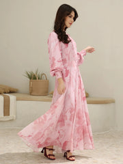 Sowears | Pink Cooper Floral | Long Dress