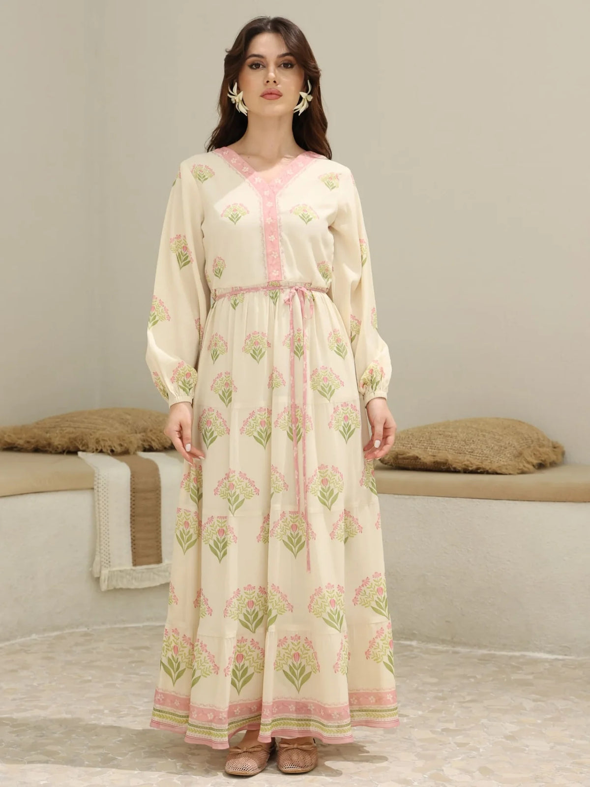 Sowears | Orivelle Panel Floral | Long Dress