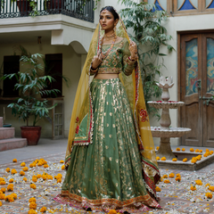Wahajmkhan | Bahar Begum Formals | GREEN GALORE
