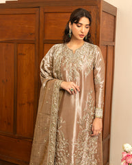 Mushq | Sunehri Lama Silk | Uswah | Zayan Clothing UK