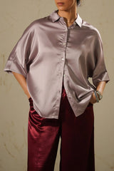 LAMA EVENING SATIN BLOUSE For Women