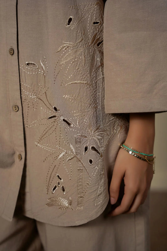 LAMA BAMBOO LINEN BLEND SHIRT For Women