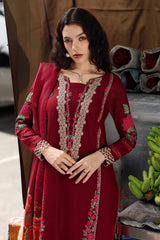 Charizma | Poshima Winters 25 | 3-pc Unstitched Wool Shawl Collection PSW5-01
