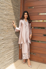 Wahaj M Khan | The Print Story |  Lavender Sheesha Wrap