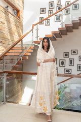 Wahaj M Khan | The Print Story |  Cream Cotton TPS Outfit