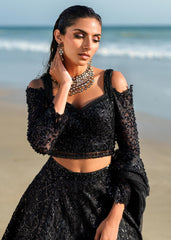 Waqas Shah | Amariage Luxury Formals | Black Musk