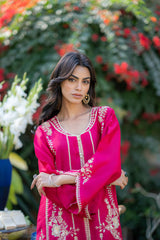 Wahaj M Khan | Pari Collection | Hotpink Sheesha Jacket