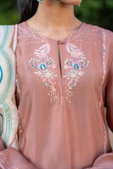 Wahaj M Khan | Pari Collection | Mocha Sheesha Pari Outfit