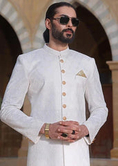 Luminous White Sherwani - The Great Masters (TGM)