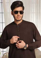 (3 Piece) - Dark Brown Suit with Matching Waistcoat
