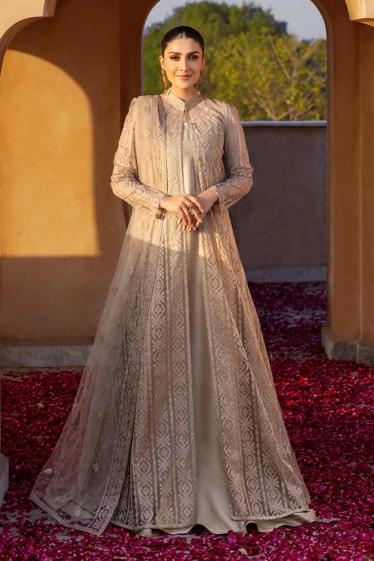 Jamdani-05 - Bareeze 2-Piece Net