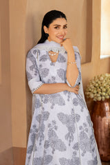 Tropical Flora - Bareeze 3-Piece Suit