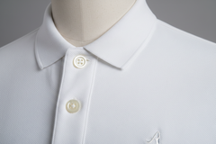 Zayan Men’s Premium White Polo Shirt – Slim Fit Export Quality Cotton