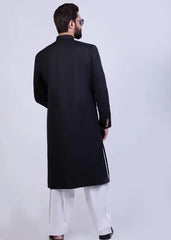 MENS BLACK SHERWANI - Yes the instyle
