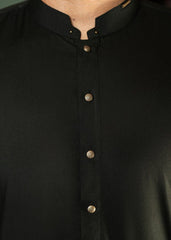 Kumash Textiles Charcoal Grey Mens Kameez Shalwar