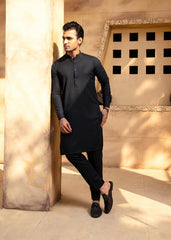 Shahjahan Boski Black Kurta Trouser