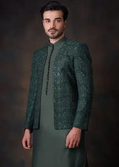Emerald Green Prince Jacket - 3 Piece Set