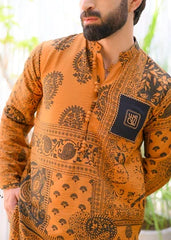 Number Three Clothing Naqoosh -Rustic Kurta Trouser