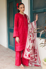 Cross Stitch | Printed Lawn | SCARLET SAGE
