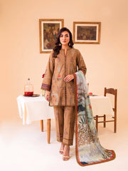 Faiza Faisal | FNF Printed Lawn | DUNE AURA