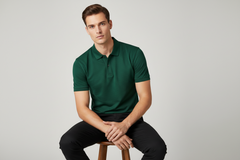 Zayan Clothing | Zayan | Men’s Premium Dark Green Polo Shirt | Slim Fit Export Quality Cotton