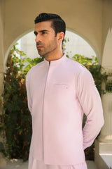 Lilac Kurta Trouser with Blended Waistcoat - Men