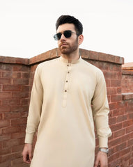 Ivory Kurta Trouser/Shalwar - Men