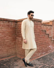Ivory Kurta Trouser/Shalwar - Men