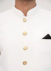 Off White Prince Coat For Wedding - HK Fashion