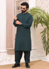 (3 Piece) - Evergreen Jade Suit with Matching Waistcoat