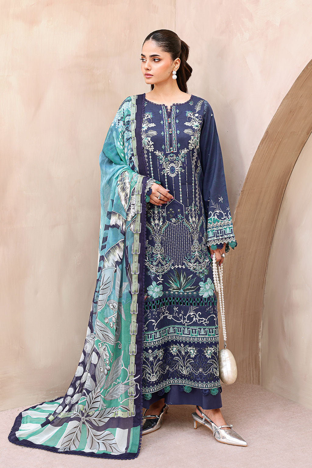Ramsha | Mashaal Luxury Lawn | L-1501