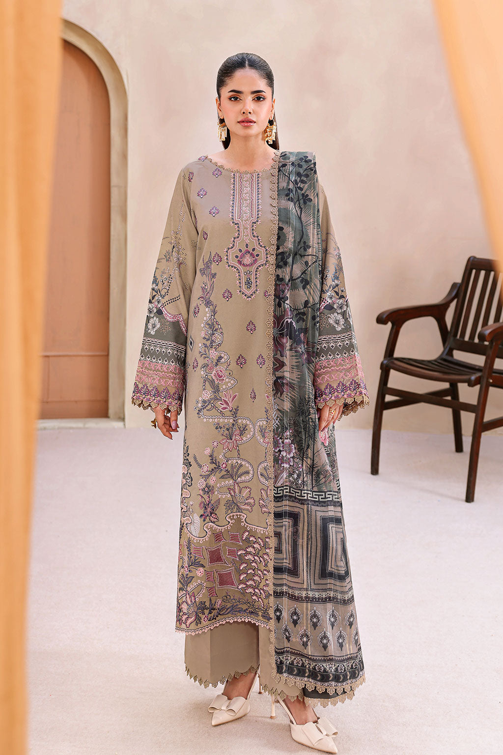 Ramsha | Mashaal Luxury Lawn | L-1504