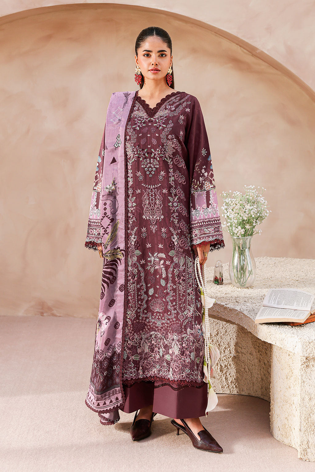 Ramsha | Mashaal Luxury Lawn | L-1507