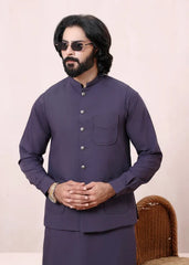 (3 Piece) - Shadow Crest Grey Suit with Matching Waistcoat