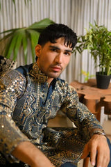 Number Three Clothing Zarqash Kurta Trouser