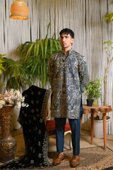 Number Three Clothing Zarqash Kurta Trouser