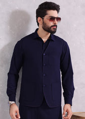(3 Piece) Blue Suit with Matching Waistcoat