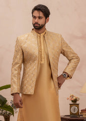 Eminence Shahi Prince Coat -Open Front- Gold