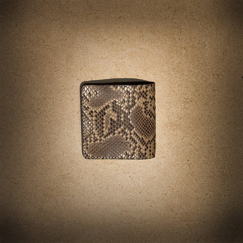 Python wallet Brown #0115 For Men