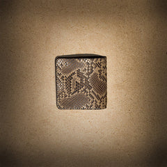 Python wallet Brown #0115 For Men