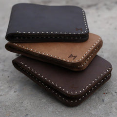 Crazy Horse Bifold Wallet # 00062 For Men