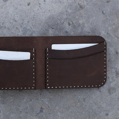 Crazy Horse Dark - Bifold Wallet # 00063