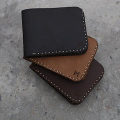 Crazy Horse Black - Bifold Wallet #00061