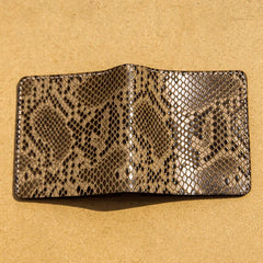 Python wallet Brown #0115 For Men